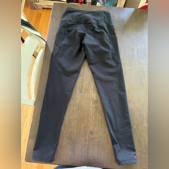 Black leggings, stretchy, long, size M. - Picture 3 of 3